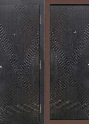Вхідні двері двері комфорта хайтек 860-960x2050 мм, праві та ліві 107 фото
