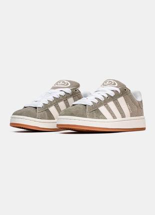 Adidas campus 00s silver white1 фото