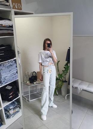 Джинси mango wide leg