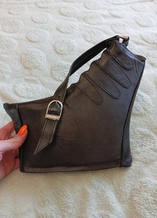 Кожаный клатч сумка сумочка натуральная кожа