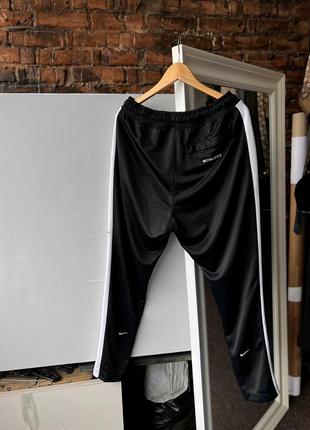 Nike nsw double swoosh track pants black/white спортивні штани3 фото