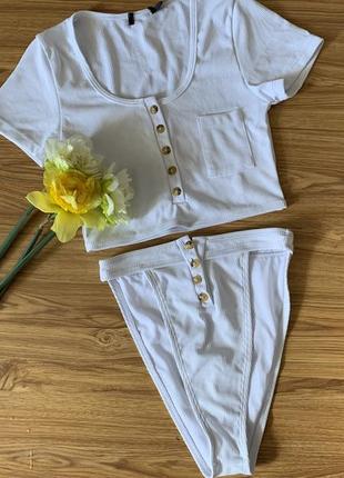 Жіночий роздільний купальник prettylittlething