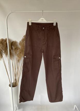 Актуальные джинсы карго трендовые брюки брюки3 фото