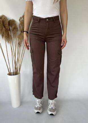 Актуальные джинсы карго трендовые брюки брюки10 фото