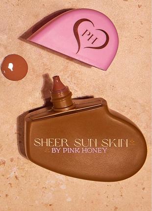 Бронзатор sheer sun skin by pink honey