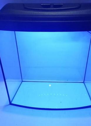 Кришка для акваріума helmon прямокутна 800х350 мм t4-led синій3 фото