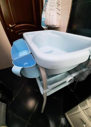 Пеленальный столик с ванночкой chicco9 фото