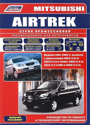 Mitsubishi airtrek. керівництво по ремонту та експлуатації. книга