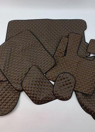 Коврик st- еко-кожа  daf xf 105  автомат\коричневый
