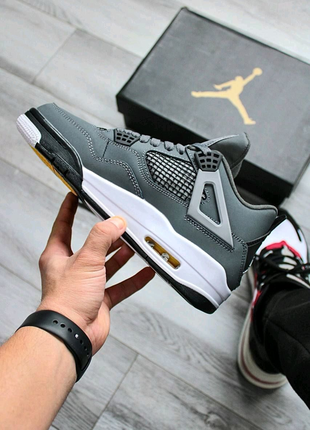 Nike air jordan 4 silver3 фото