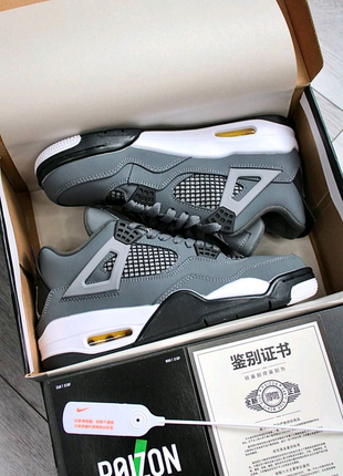 Nike air jordan 4 silver6 фото