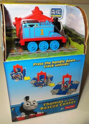 Металевий паровоз томас серія thomas and friends take-n-play7 фото