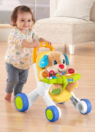 Лялькова коляска ходунки з музикою оригінал fisher-price4 фото