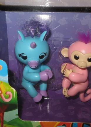 Інтерактивний єдиноріг, мавпочка оригінал fingerlings wowwee сша9 фото