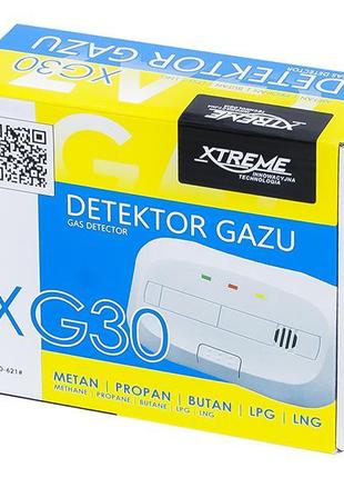 Детектор газу xtreme xg30(metan, propan, butan, lpg, lng)(польща)