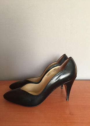 Renata signorina кожаные дизайнерские туфли италия винтаж эксклюзив.3 фото
