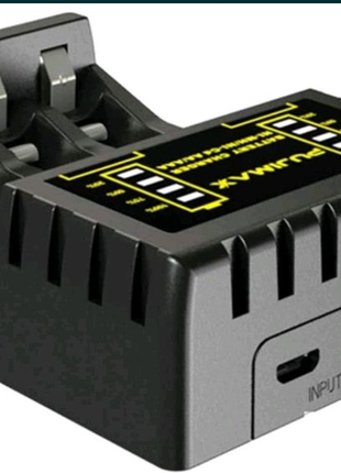 Зарядний пристрій pujimax для ni-mh акумуляторів аа та ааа. є опт3 фото