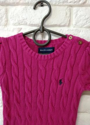 Платье-свитер для девочки ralph lauren4 фото