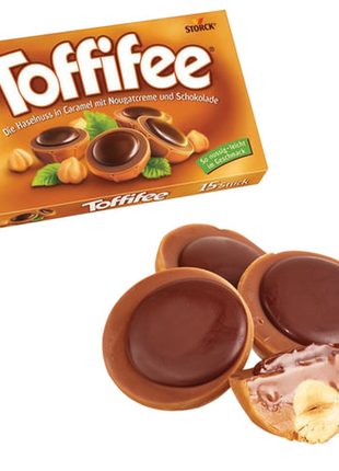 Шоколадные конфеты storck toffifee тофифи цукерки тоффі германия3 фото