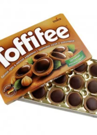 Шоколадные конфеты storck toffifee тофифи цукерки тоффі германия4 фото