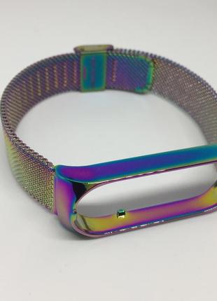 Металевий ремінець mi band 3 mi band 4 🐷 mi band 5 mi smart band 6