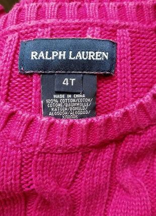 Платье-свитер для девочки ralph lauren9 фото