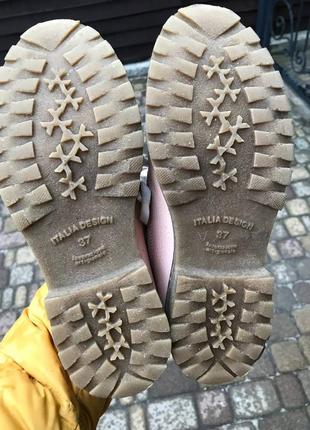 Демісезонні шкіряні черевики antonio biaggi (італія) устілка 23.5 см4 фото