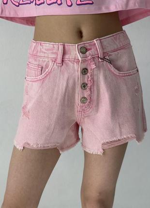Дитячі джинсові шорти zara для дівчаток/джинсовые шорты зара на девочку5 фото