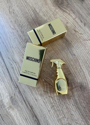 Оригинальный мини moschino gold fresh couture