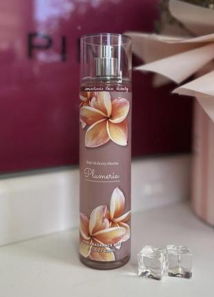 Распил спрея bath and body works plumeria