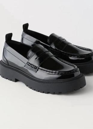 Лоферы zara👞 2