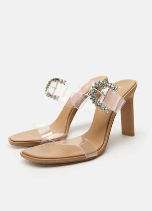 Босоножки heeled sandals zara4 фото
