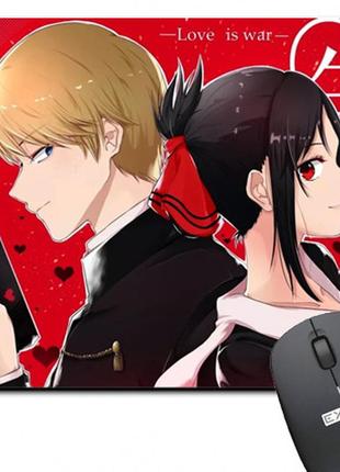 Коврик для мыши аниме треос "госпожа кагуя: в любви как на войне"   ( арт. 938009 )