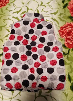 Яркая,фирменная, теплая жилетка для девочки 4-5 лет-primigi5 фото