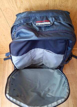 Рюкзак thule upslope 35l blackest blue (гірські лижі - велосипед)4 фото