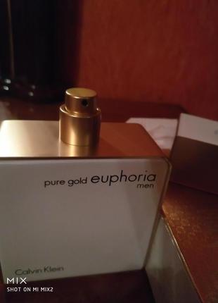 Calvin klein euphoria pure gold1 фото