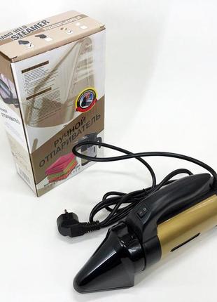 Отпариватель hand held steamer ukc a6 gold ручной многофункциональный 650 вт 7 функций. цвет: золотой8 фото