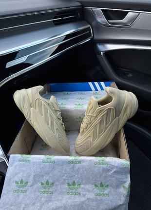 Мужские кроссовки adidas originals ozelia beige6 фото