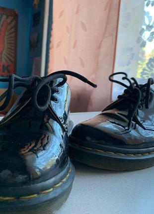 Dr. martens 1461 black patent туфлі-оксфорди3 фото