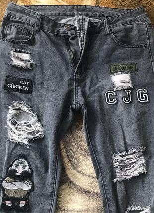 Чоловічі стильні джинси2 фото