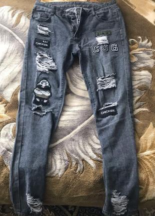 Чоловічі стильні джинси3 фото