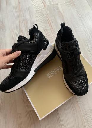 Кроссовки michael kors georgie trainer, р, 7м/24 см