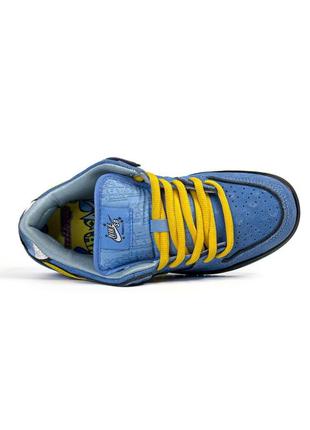 Nike sb dunk low x powerpuff blue yellow6 фото