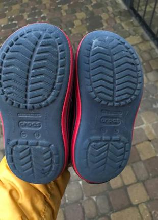 Демісезонні черевики crocs розмір із 8 устілка 15.7 см4 фото