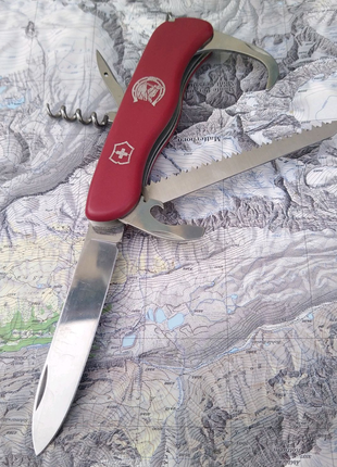 Швейцарський ніж victorinox 0.8583 (111mm) з фіксацією леза.2 фото