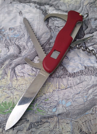 Швейцарський ніж victorinox 0.8583 (111mm) з фіксацією леза.3 фото