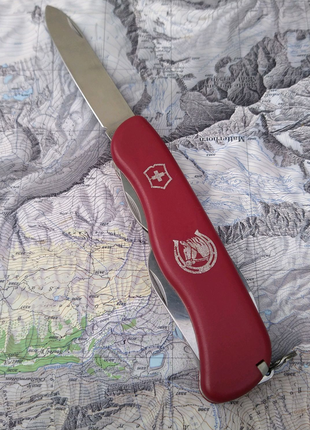 Швейцарський ніж victorinox 0.8583 (111mm) з фіксацією леза.4 фото