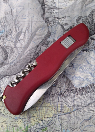 Швейцарський ніж victorinox 0.8583 (111mm) з фіксацією леза.13 фото