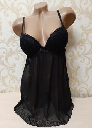 Красивый пеньюар с большим пуш ап h&m