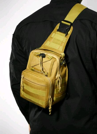 Качественная тактическая сумка, укрепленная мужская сумка рюкзак3 фото